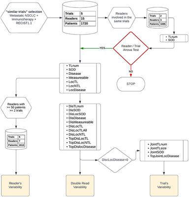 Breaking down the RECIST 1.1 double read variability in lung trials: What do baseline assessments tell us?